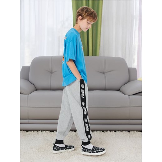 Sinsay - Spodnie dresowe jogger - szary ze sklepu Sinsay w kategorii Spodnie chłopięce - zdjęcie 173576024