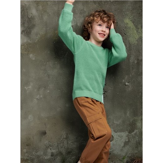Sinsay - Jeansy pull on - beżowy ze sklepu Sinsay w kategorii Spodnie chłopięce - zdjęcie 173576160