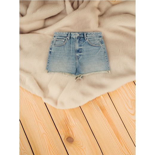 Sinsay - Szorty jeansowe - niebieski Sinsay 32 Sinsay