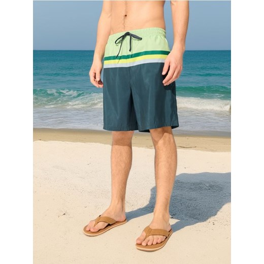 Sinsay - Szorty kąpielowe - granatowy ze sklepu Sinsay w kategorii Kąpielówki - zdjęcie 173576211