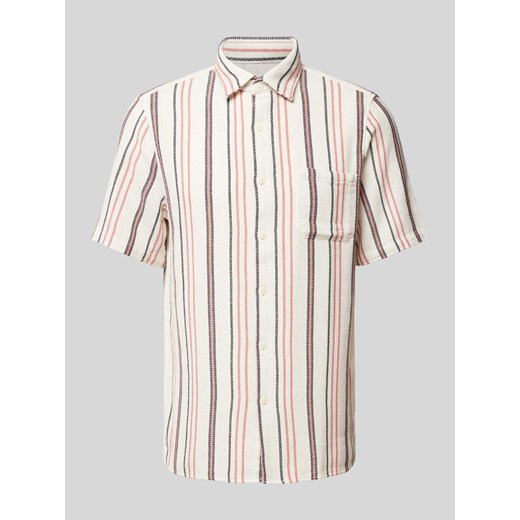 Koszula casualowa o kroju regular fit z kieszenią na piersi ze sklepu Peek&Cloppenburg  w kategorii Koszule męskie - zdjęcie 173578124