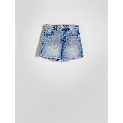 Reserved - Jensowe szorty z cyrkoniami - niebieski Reserved 40 Reserved