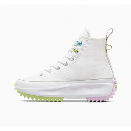 Trampki damskie Converse sportowe na platformie białe 