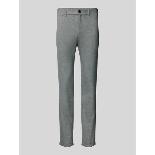 Spodnie z efektem melanżu model ‘MALIAM’ ze sklepu Peek&Cloppenburg  w kategorii Spodnie męskie - zdjęcie 173583940