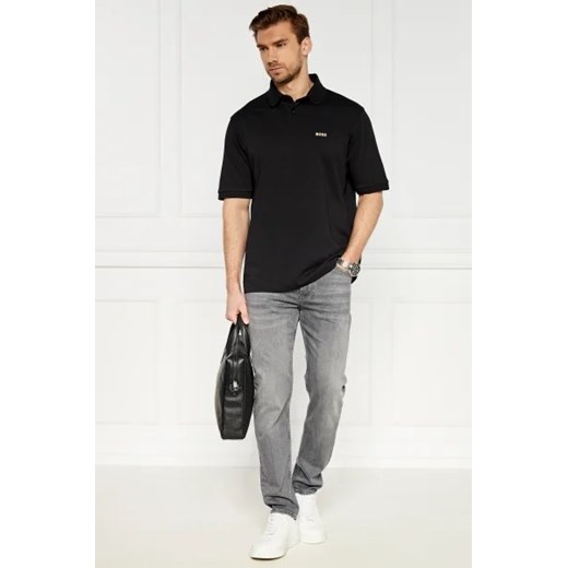 BOSS HUGO t-shirt męski z krótkim rękawem casual z bawełny
