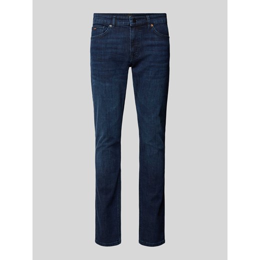 Jeansy o kroju slim fit z detalem z logo model ‘Delaware’ ze sklepu Peek&Cloppenburg  w kategorii Jeansy męskie - zdjęcie 173587140