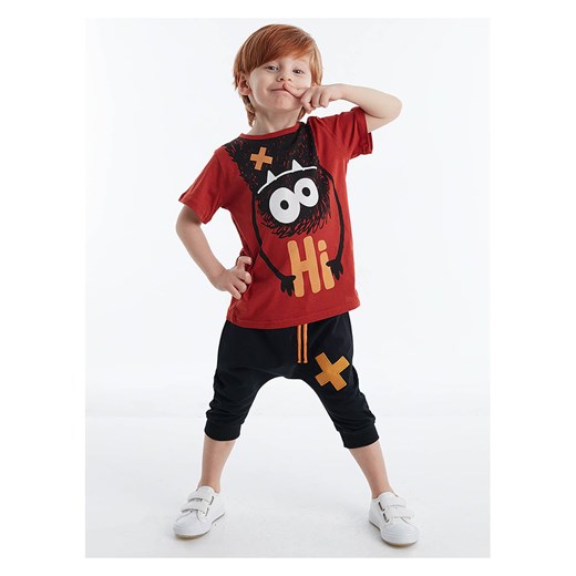 Denokids 2-częściowy zestaw w kolorze czerwono-czarnym ze sklepu Limango Polska w kategorii T-shirty chłopięce - zdjęcie 173587223