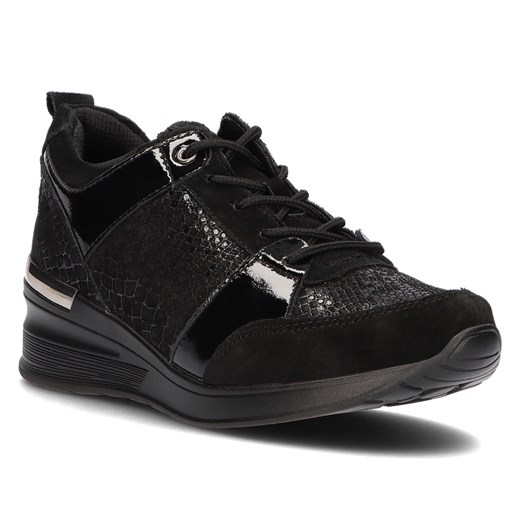 Skórzane Sneakersy damskie Filippo DP3170/21 BK Filippo 39 okazyjna cena ButyButy.pl