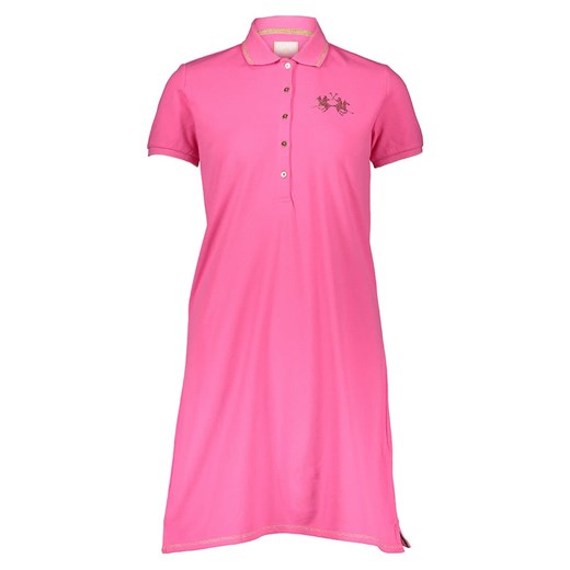 La Martina Sukienka polo w kolorze różowym ze sklepu Limango Polska w kategorii Sukienki - zdjęcie 173594451
