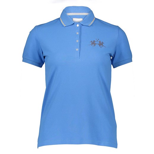 La Martina Koszulka polo w kolorze niebieskim ze sklepu Limango Polska w kategorii Bluzki damskie - zdjęcie 173594461