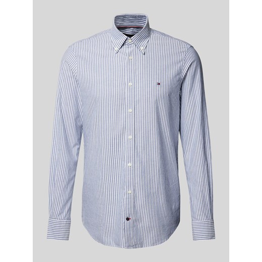 Koszula biznesowa o kroju slim fit z kołnierzykiem typu button down model ‘ROYAL’ ze sklepu Peek&Cloppenburg  w kategorii Koszule męskie - zdjęcie 173595313