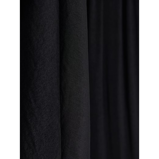 Reserved - Spodnie z szerokimi nogawkami - czarny Reserved XS Reserved