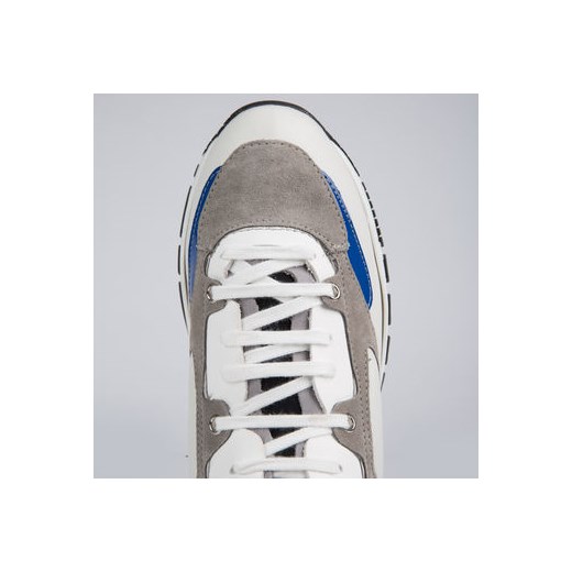 Morato Sneakers - Low-top running inspired sneakers in leather and neoprene morato-it  Topy dziewczęce
