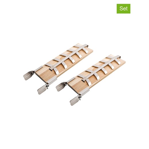Chefware Ruszty (2 szt.) w kolorze jasnobrązowym do pieczenia ryb - 55 x 16,5 cm ze sklepu Limango Polska w kategorii Pozostałe wyposażenie ogrodowe - zdjęcie 173603302