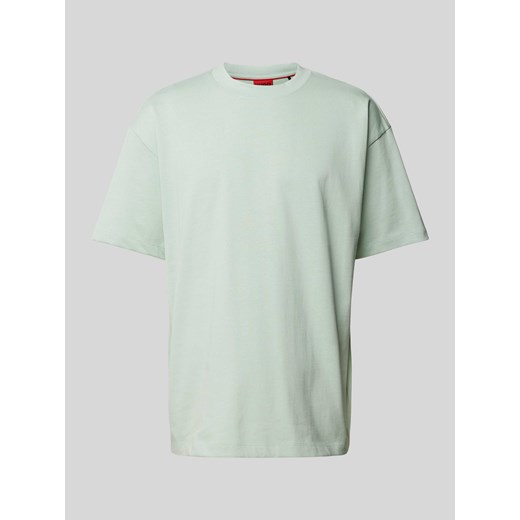 T-shirt z detalem z logo model ‘Dplanitee’ ze sklepu Peek&Cloppenburg  w kategorii T-shirty męskie - zdjęcie 173604004