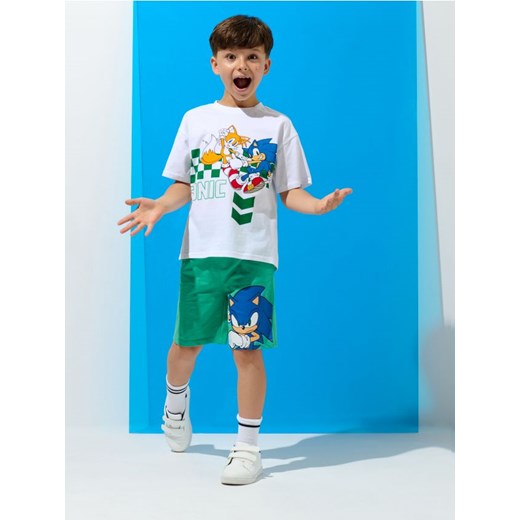 Sinsay - Komplet: koszulka i szorty Sonic - zielony ze sklepu Sinsay w kategorii Komplety chłopięce - zdjęcie 173609533