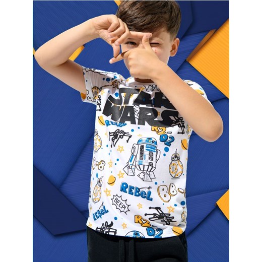Sinsay - Koszulka Star Wars - biały ze sklepu Sinsay w kategorii T-shirty chłopięce - zdjęcie 173609622