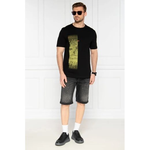 T-shirt męski BOSS HUGO z bawełny