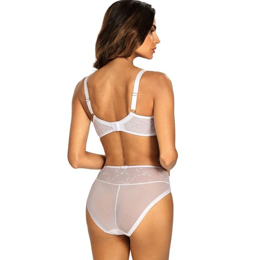 Figi damskie z wysokim stanem białe Alona C125, Kolor biały, Rozmiar L, Ewa Bien ze sklepu Intymna w kategorii Majtki damskie - zdjęcie 173614222