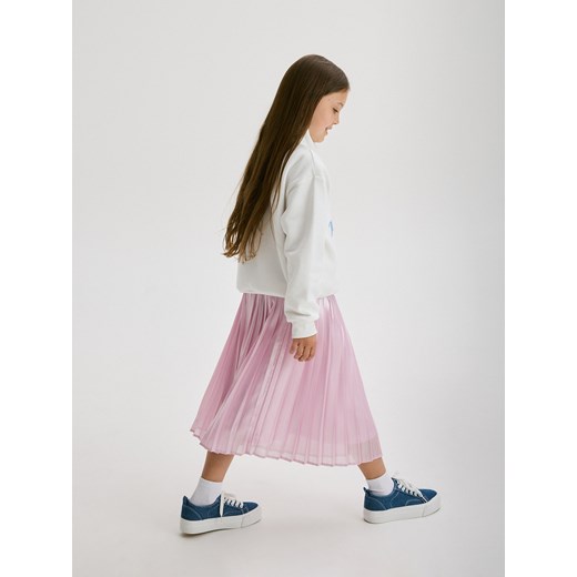 Reserved - Połyskująca spódnica - różowy Reserved 116 (5-6 lat) Reserved