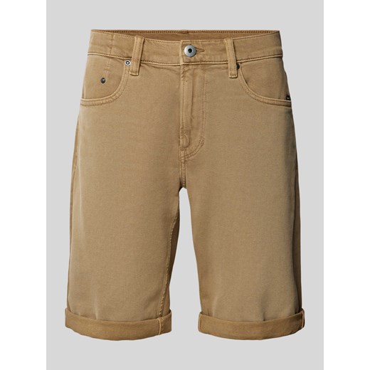Szorty jeansowe o kroju slim fit ze szlufkami na pasek model ‘Mosa’ ze sklepu Peek&Cloppenburg  w kategorii Spodenki męskie - zdjęcie 173618091