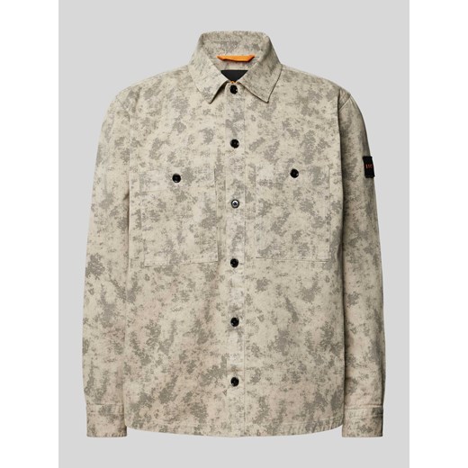 Kurtka koszulowa o kroju relaxed fit z kieszeniami na piersi model ‘Locky’ ze sklepu Peek&Cloppenburg  w kategorii Kurtki męskie - zdjęcie 173618300