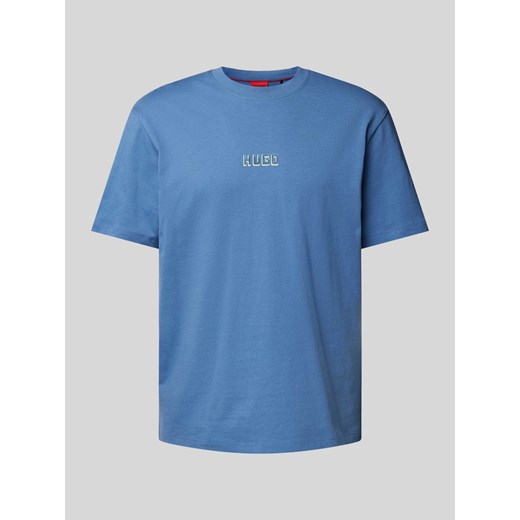 T-shirt z nadrukiem z logo model ‘Diqitee’ ze sklepu Peek&Cloppenburg  w kategorii T-shirty męskie - zdjęcie 173618381