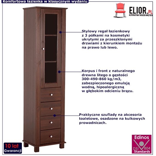 Słupek łazienkowy Avalon 2X Elior One Size wyprzedaż Edinos.pl