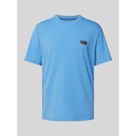 T-shirt z nadrukiem z logo ze sklepu Peek&Cloppenburg  w kategorii T-shirty męskie - zdjęcie 173621833