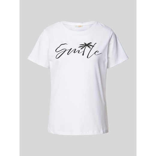 T-shirt z nadrukowanym motywem ze sklepu Peek&Cloppenburg  w kategorii Bluzki damskie - zdjęcie 173621920