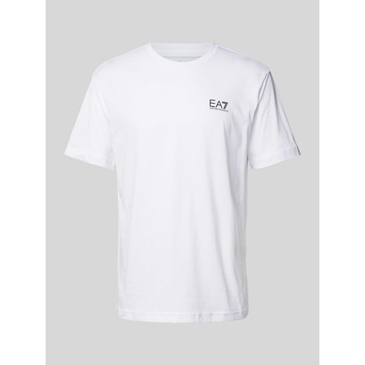 T-shirt z nadrukiem z logo ze sklepu Peek&Cloppenburg  w kategorii T-shirty męskie - zdjęcie 173622082