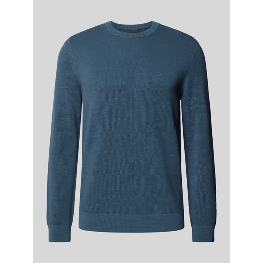 Sweter z dzianiny z fakturowanym wzorem ze sklepu Peek&Cloppenburg  w kategorii Swetry męskie - zdjęcie 173622124
