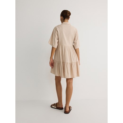 Sukienka Reserved mini w serek 