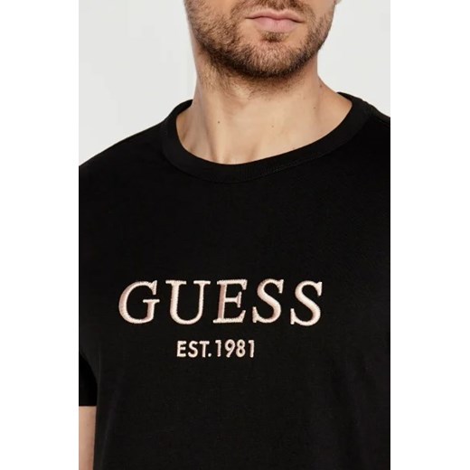 T-shirt męski Guess z napisem