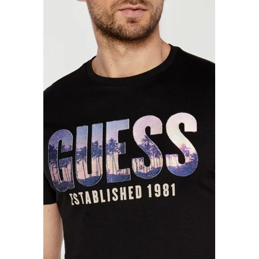 T-shirt męski Guess z krótkim rękawem 