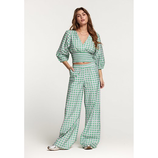 SHIWI Spodnie w kolorze fioletowo-zielonym Shiwi M okazyjna cena Limango Polska