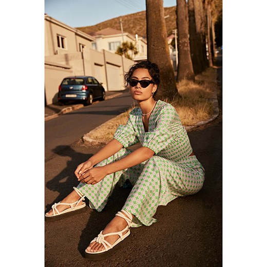 SHIWI Spodnie w kolorze fioletowo-zielonym Shiwi M okazja Limango Polska