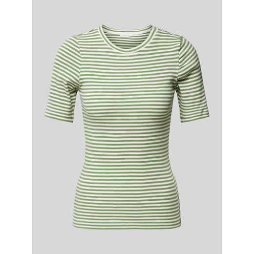 T-shirt z detalem z logo ze sklepu Peek&Cloppenburg  w kategorii Bluzki damskie - zdjęcie 173629301