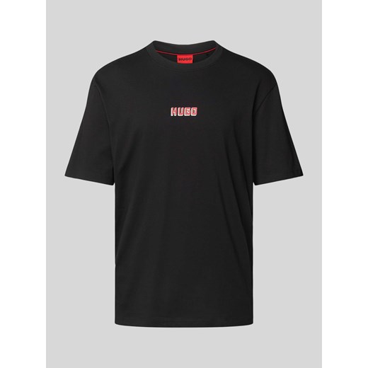 T-shirt z nadrukiem z logo model ‘Diqitee’ ze sklepu Peek&Cloppenburg  w kategorii T-shirty męskie - zdjęcie 173629523