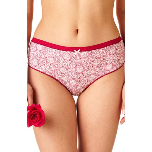 Key 2-pak midi bikini z nadrukiem i koronką LPC 755 B22, Kolor granatowo-czerwony, Rozmiar XL, Key ze sklepu Primodo w kategorii Majtki damskie - zdjęcie 173630851