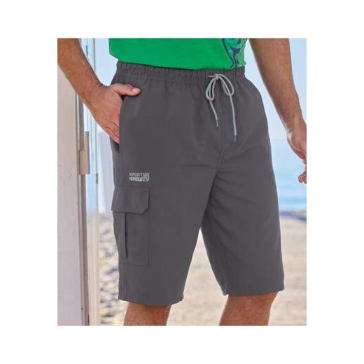 Bermudy z mikrofibry w stylu cargo ze sklepu Atlas For Men w kategorii Spodenki męskie - zdjęcie 173633581