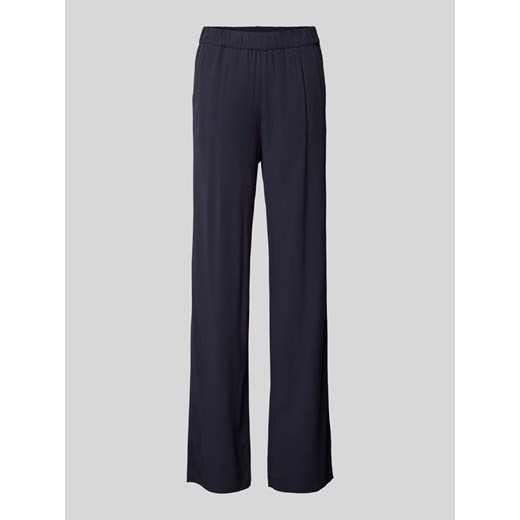 Spodnie materiałowe o rozkloszowanym kroju z elastycznym pasem model ‘CHIARA’ ze sklepu Peek&Cloppenburg  w kategorii Spodnie damskie - zdjęcie 173636502