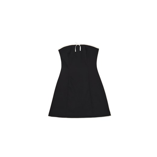 Cropp - Sukienka mini z kontrastową lamówką - czarny ze sklepu Cropp w kategorii Sukienki - zdjęcie 173637002