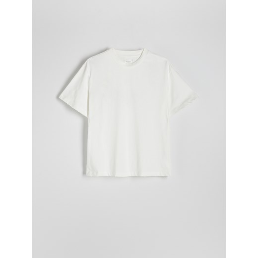 Reserved - T-shirt relaxed fit - złamana biel Reserved S Reserved