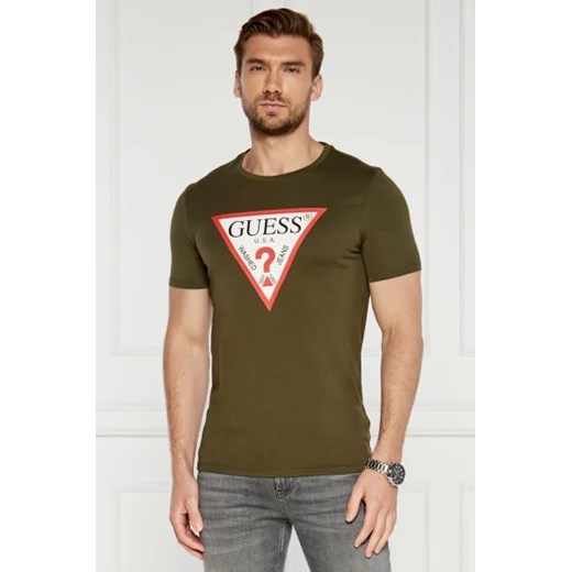 GUESS T-shirt | Slim Fit Guess M wyprzedaż Gomez Fashion Store
