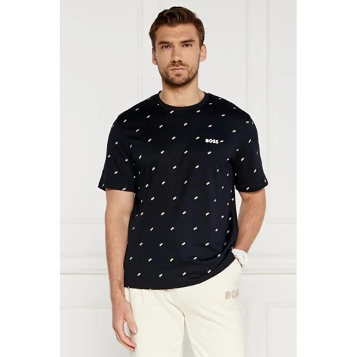 BOSS HUGO t-shirt męski czarny w stylu młodzieżowym z krótkimi rękawami