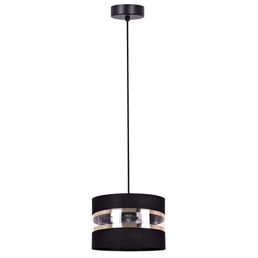 Czarna nowoczesna lampa wisząca z abażurem - A536-Sziche ze sklepu Edinos.pl w kategorii Lampy wiszące - zdjęcie 173642962