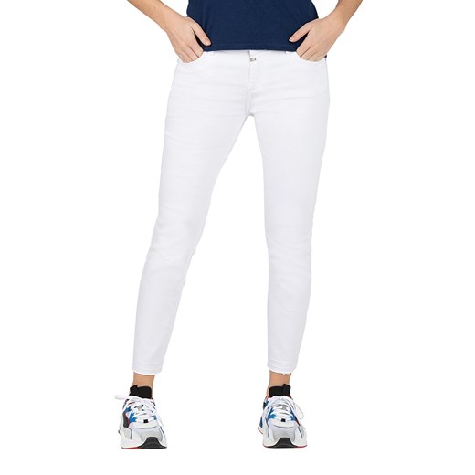 Timezone Dżinsy - Slim fit - w kolorze białym ze sklepu Limango Polska w kategorii Jeansy damskie - zdjęcie 173644241