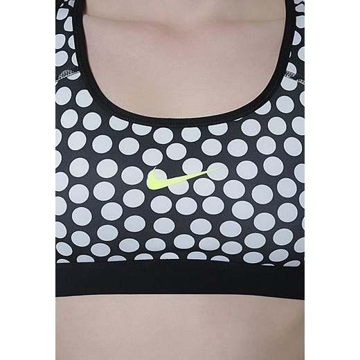 Nike Performance PRO CLASSIC Biustonosz sportowy white/black/volt zalando  mat