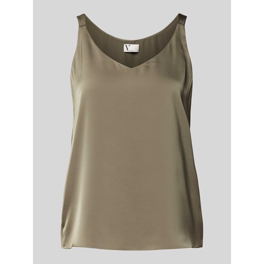 Top na ramiączkach z dekoltem w serek ze sklepu Peek&Cloppenburg  w kategorii Bluzki damskie - zdjęcie 173646990